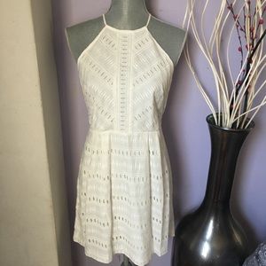 🚫SOLD🚫🎉CCO🎉 NWT Loft White Eyelet Dress